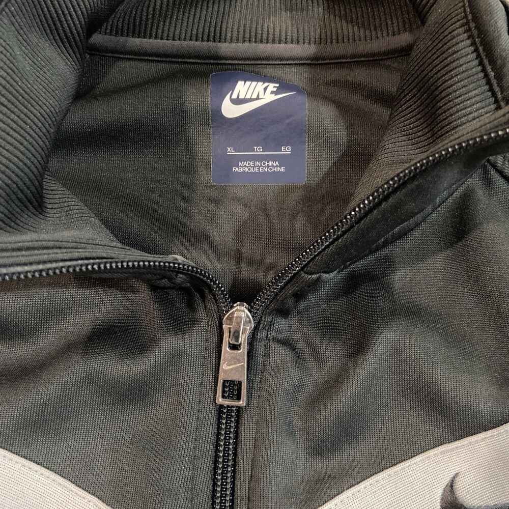 Nike Jacket Mens XL Gray Full Zip Track Athletic Training Active Y2K 532919-060 - Picture 3 of 7